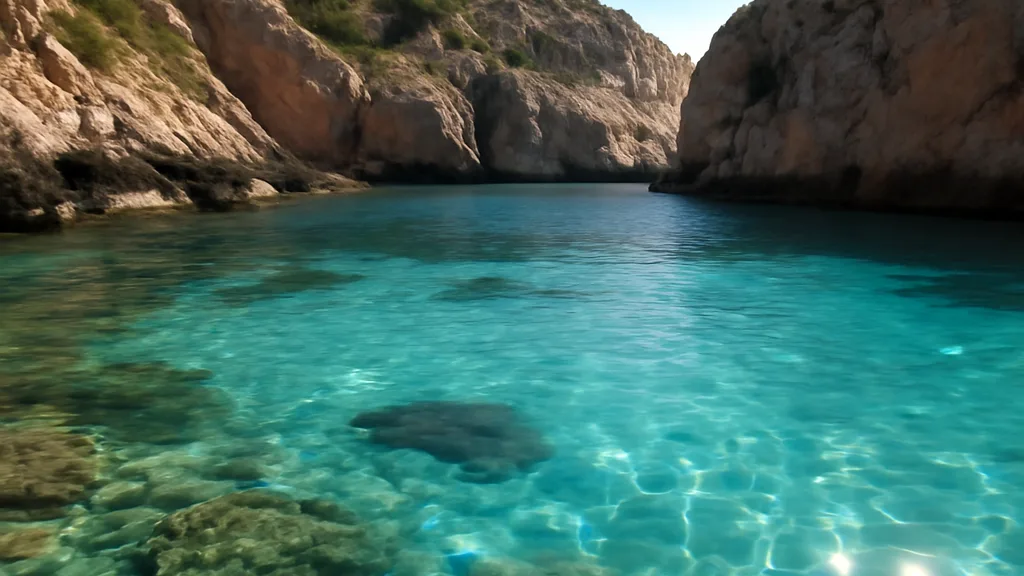Un plongeur explorant les fonds marins du Cap d'Antibes